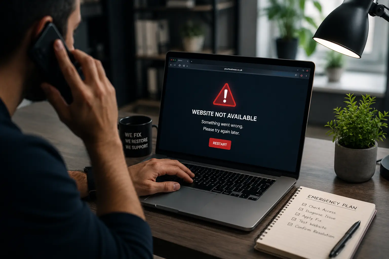 How Emergency Website Repair Works