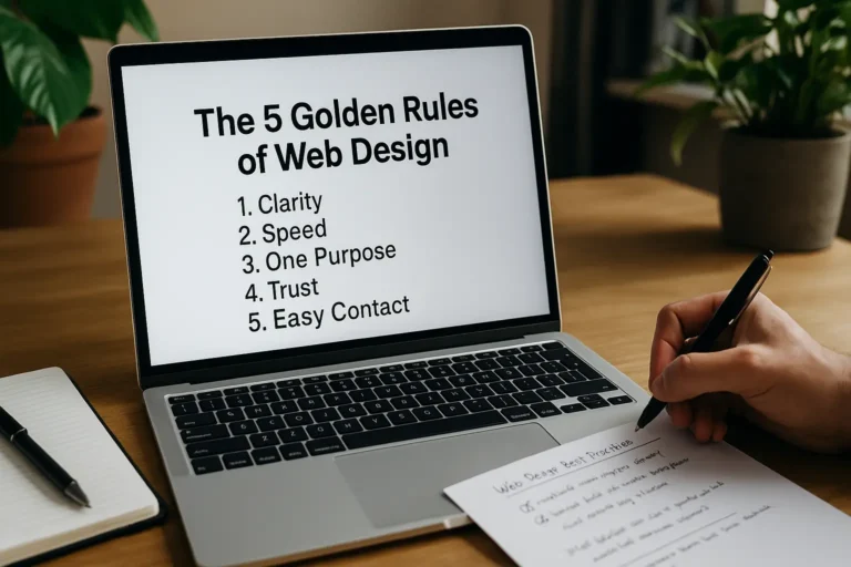 Golden rules of web design for Croydon small businesses