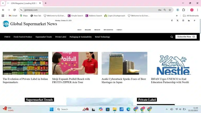 GSN News website designed by Core Web UK
