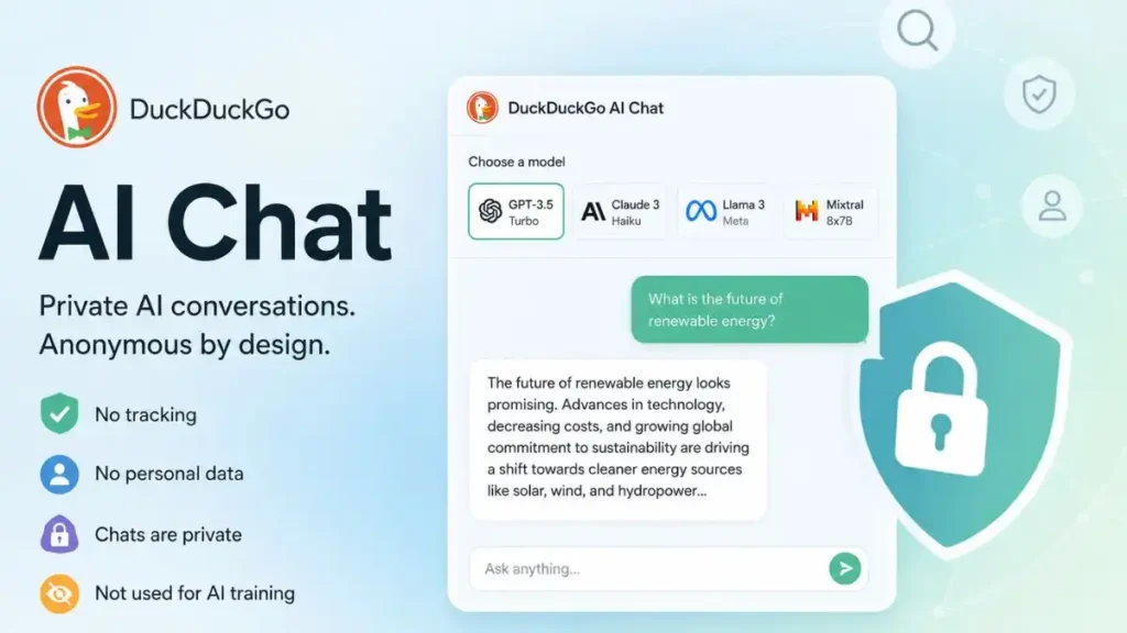 DuckDuckGo AI Chat Offers a Privacy-First AI Alternative