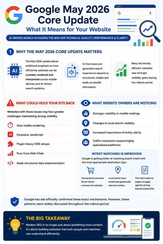 Google’s May 2026 Core Update is Complete Google’s May 2026 Core Update is Complete