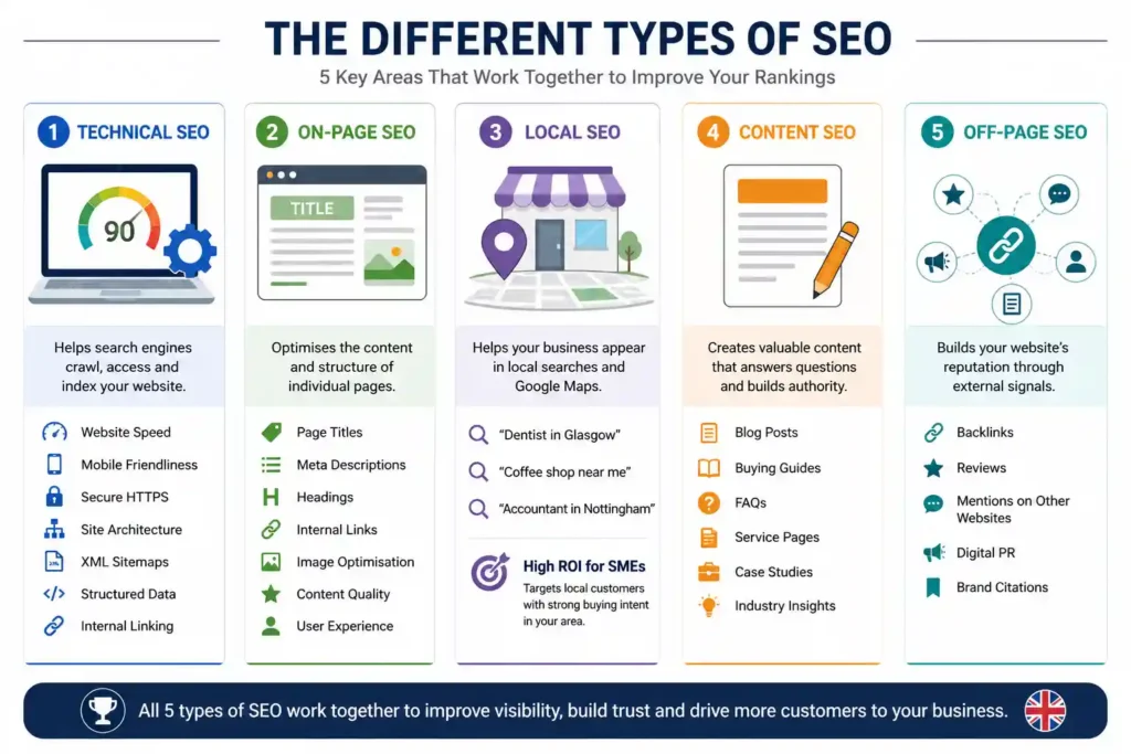 The Different Types of SEO The Different Types of SEO
