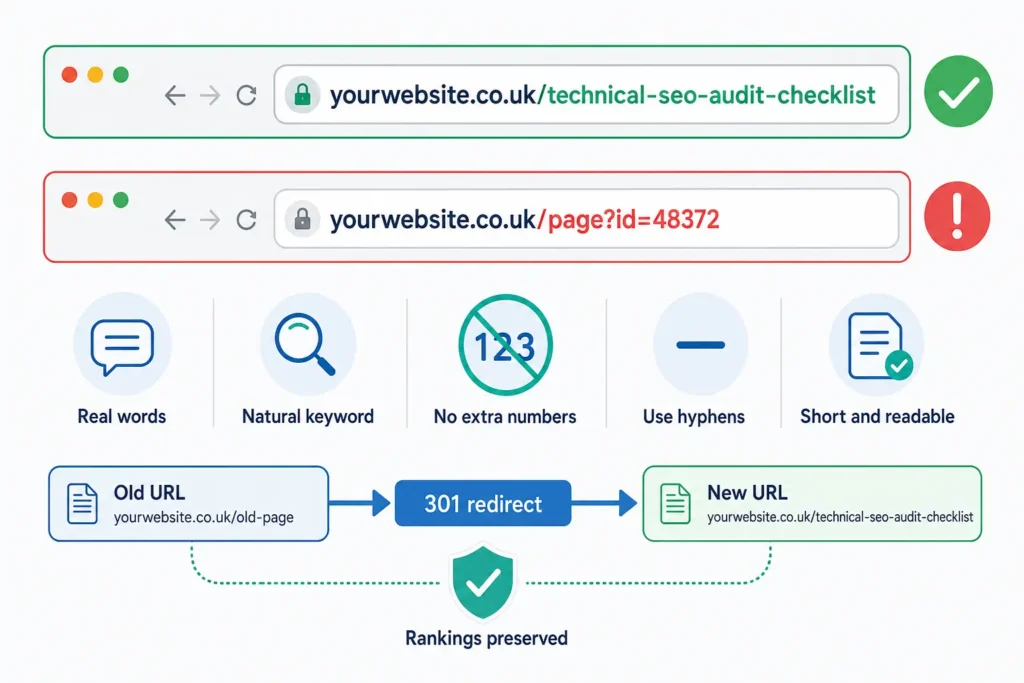 Check URL Structure Check URL Structure