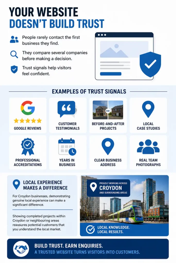 Why Your Croydon Business Website Isn't Getting Enquiries Why Your Croydon Business Website Isn't Getting Enquiries