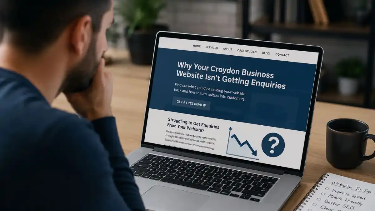Why Your Croydon Business Website Isn't Getting Enquiries
